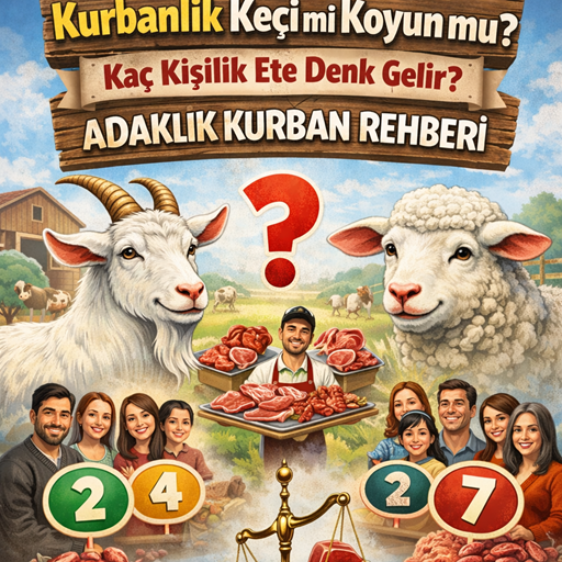 Kurbanlık Keçi mi Koyun mu? Kaç Kişilik Ete Denk Gelir?